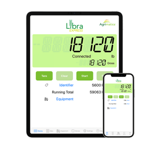 Agrimatics Libra express on tablet and smart phone
